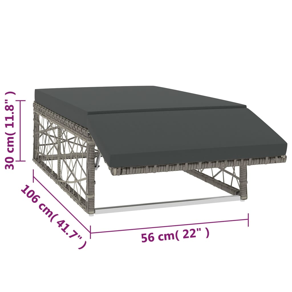 2-Piece Outdoor Lounge Set | Weather-Resistant PE Rattan & Modern Design