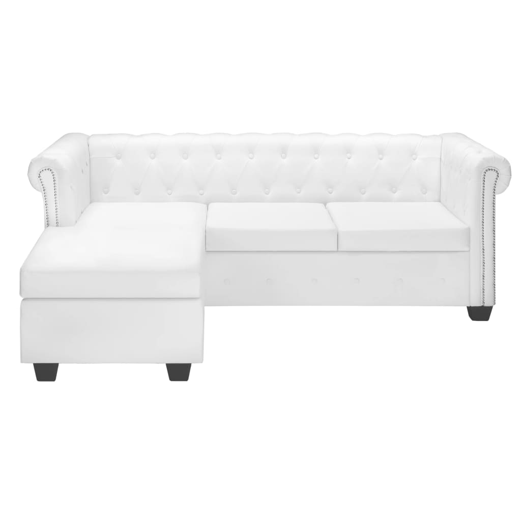 Chesterfield Sofa | Button Detailing & Elegantly Curved Armrests