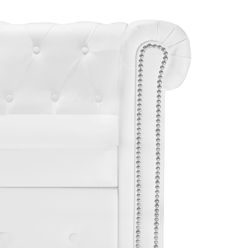 Chesterfield Sofa | Button Detailing & Elegantly Curved Armrests