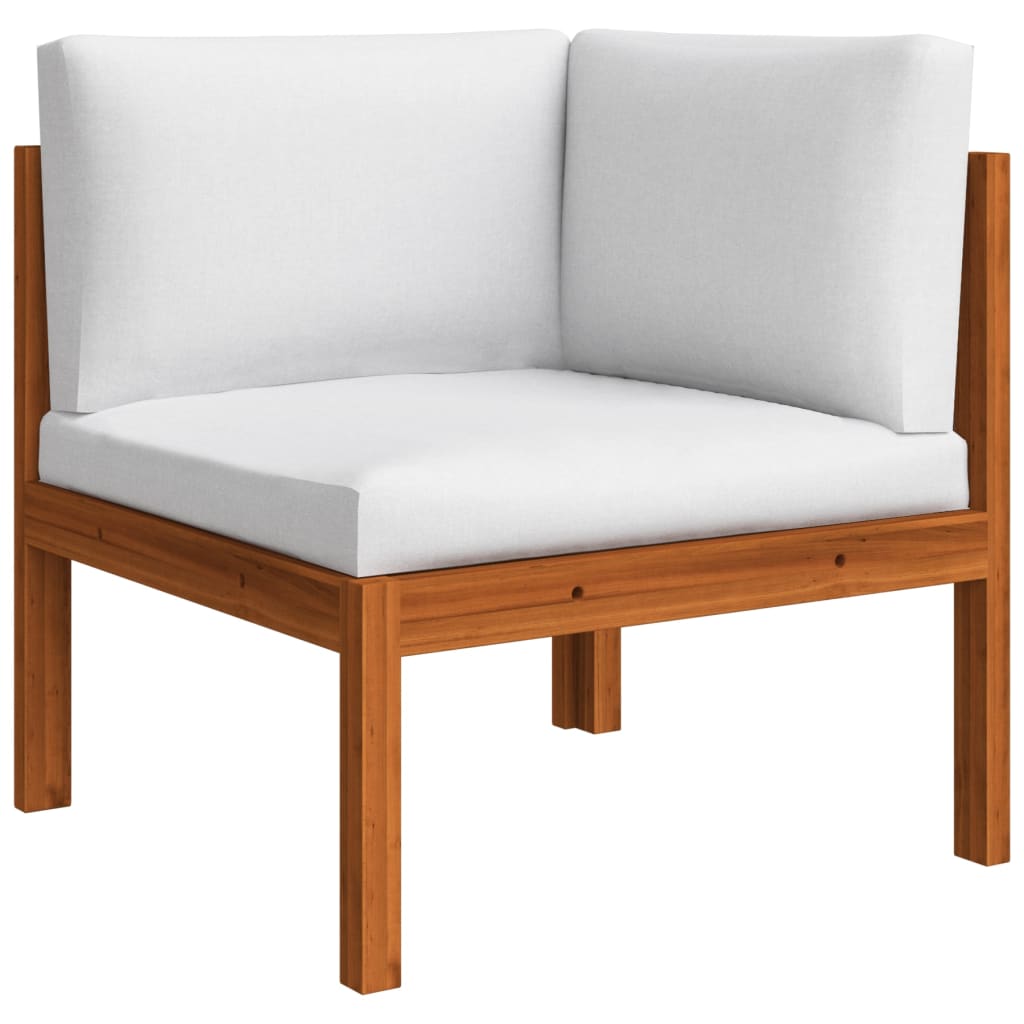 6-Piece Outdoor Lounge Set | Cushions & Solid Acacia Wood
