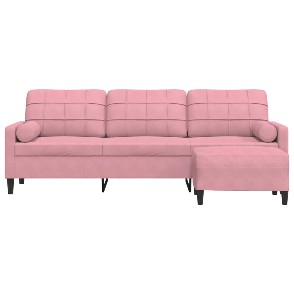 3-Seater Sofa | Velvet Upholstery & Comfortable Seating