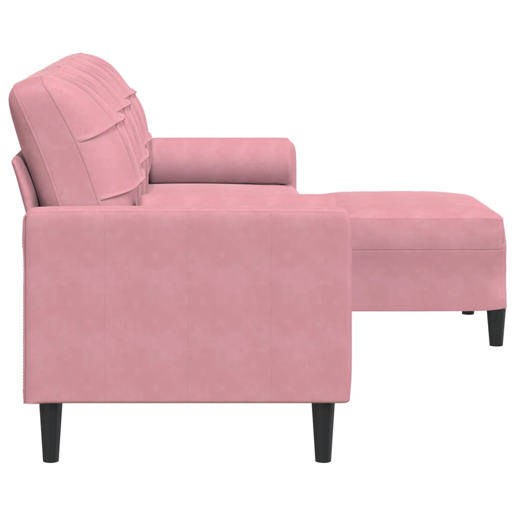 3-Seater Sofa | Velvet Upholstery & Comfortable Seating