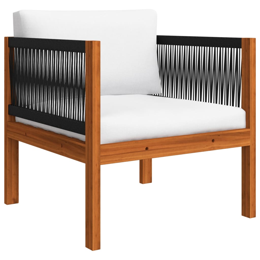 6-Piece Outdoor Lounge Set | Cushions & Solid Acacia Wood