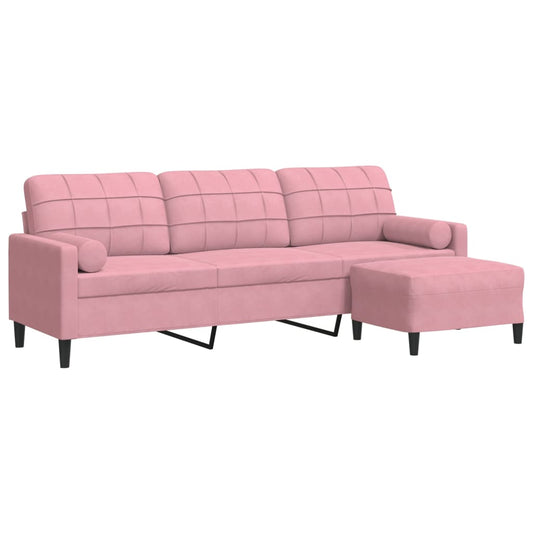 3-Seater Sofa | Velvet Upholstery & Comfortable Seating